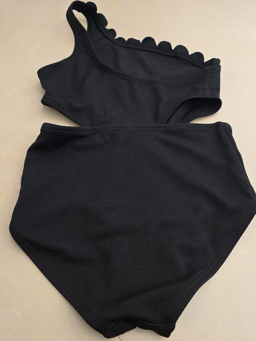 Art Class Girls Black One Piece Swimsuit Cutout XS 4/5 Trendy
